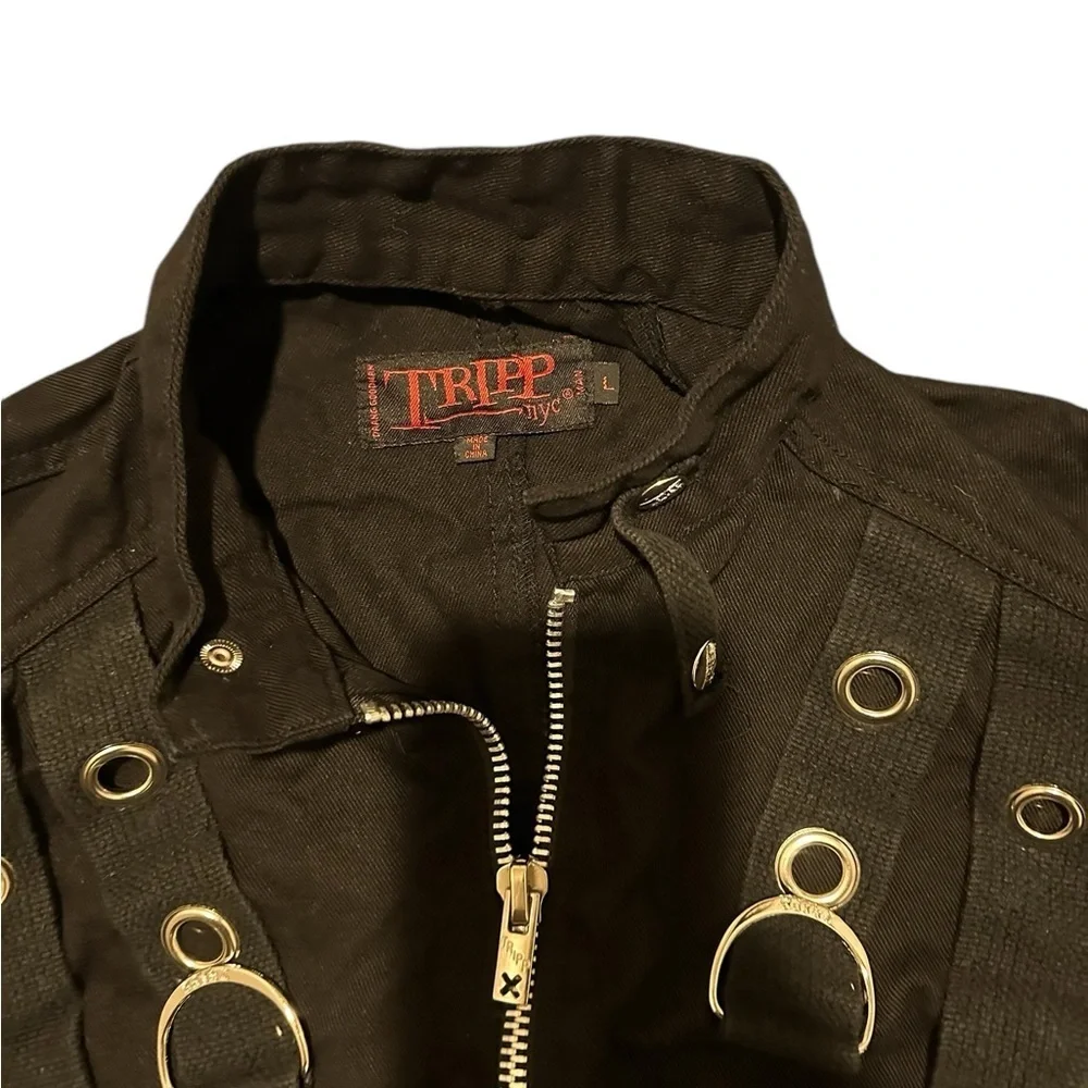 TRIPP NYC Trench Coat Unisex Large WORN Good Condition - Picture 8 of 16